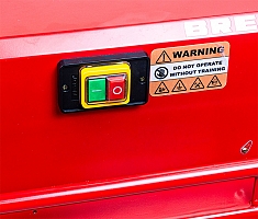 Кнопки "Вкл/Выкл" желобонакаточного станка Brexit BrexGroover E1200-R1