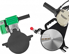 Нагреватель и торцеватель механического стыкового сварочного аппарата для пнд труб Gas Fusion Red-160R2